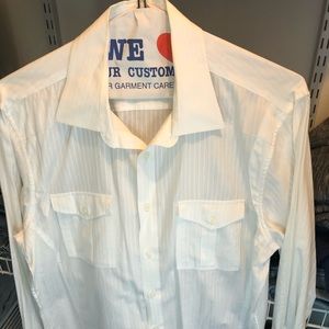 Men’s Long sleeve dress shirt white
